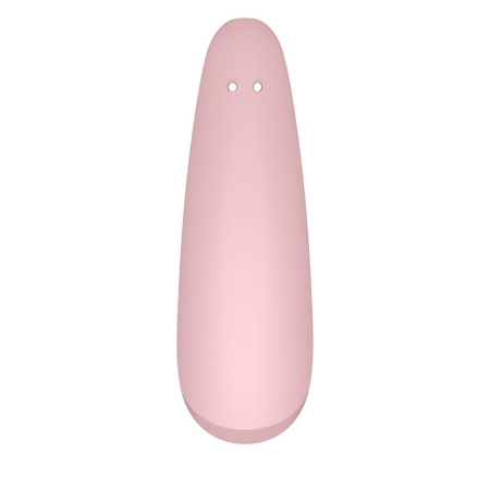 Вакуумный клиторальный стимулятор Satisfyer Curvy 2+ Pink с управлением через интернет || 