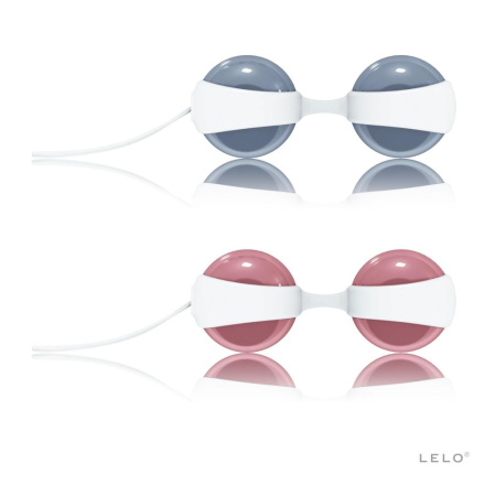 Набор вагинальных шариков LELO Beads, диаметр 3,5 см, изменяемая нагрузка, 2х28 и 2х37 г || 