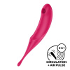 Вибратор для клитора с вакуумной стимуляцией Satisfyer Twirling Pro Red