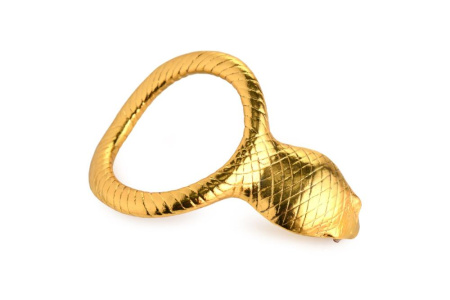 Эрекционное кольцо Master Series Cobra King Golden Cock Ring || 