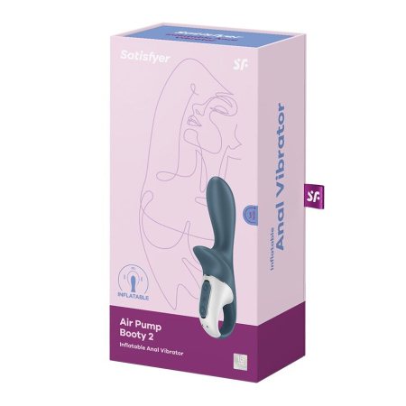 Анальный вибратор надувной Satisfyer Air Pump Booty 2 || 