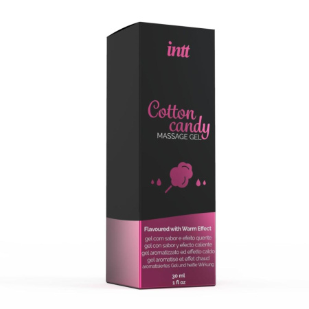 Массажный гель для интимных зон Intt Cotton Candy (30 мл) разогревающий || 