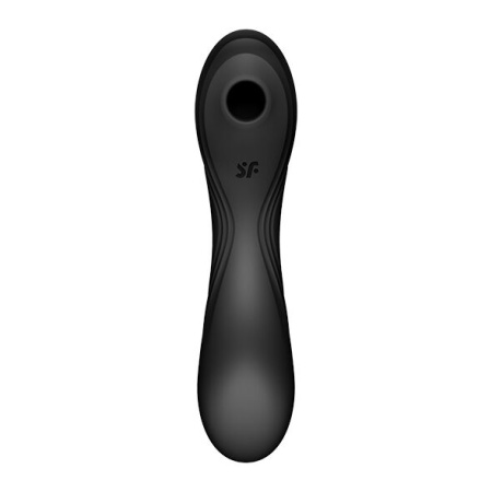 Вакуумный стимулятор с вибрацией Satisfyer Curvy Trinity 4 Black || 