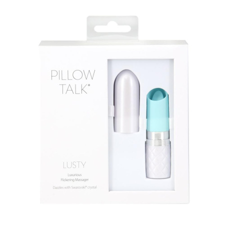 Вибратор Pillow Talk Lusty Luxurious Flickering Massager - Teal || 