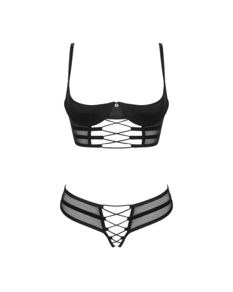 Комплект Obsessive Roxelia 2-pcs crotchless set XS/S