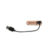 Вибропуля PowerBullet First-Class Bullet 2.5″ with Key Chain Pouch, Rose Gold, 9 режимов вибрации || 