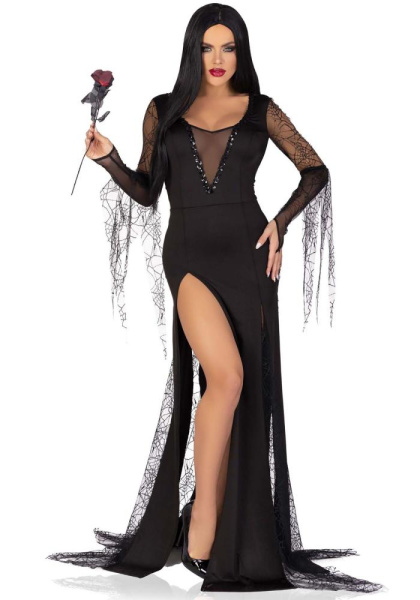 Эротический костюм Мортиши Аддамс Leg Avenue Sexy Spooky Morticia S