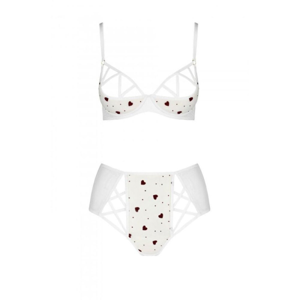 Эротический комплект с рисунком LOVELIA BIKINI white L/XL - Passion