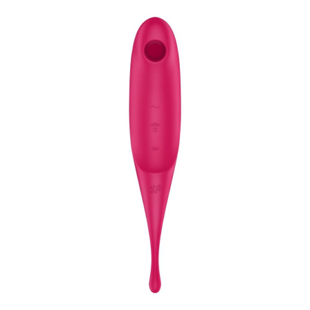 Вибратор для клитора с вакуумной стимуляцией Satisfyer Twirling Pro Red || 