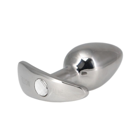 Анальная пробка Pillow Talk Sneaky Luxurious Stainless Steel Anal Plug с кристаллом Swarovski || 