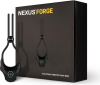 Эрекционное кольцо Nexus FORGE Vibrating Adjustable Lasso - Black || 