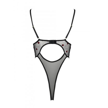 Эротическое боди с рисунком LOVELIA BODY black S/M - Passion || 