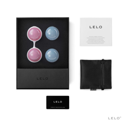 Набор вагинальных шариков LELO Beads, диаметр 3,5 см, изменяемая нагрузка, 2х28 и 2х37 г || 