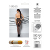 Колготки с открытым доступом, ажурные трусики и подвязки TIOPEN 013 black 5 (20/40 den) — Passion || 