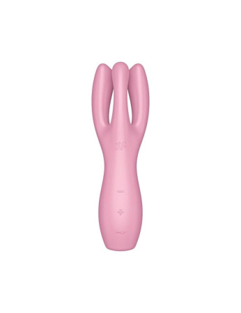 Клиторальный вибратор Satisfyer Threesome 3 Pink с тремя пальчиками || 