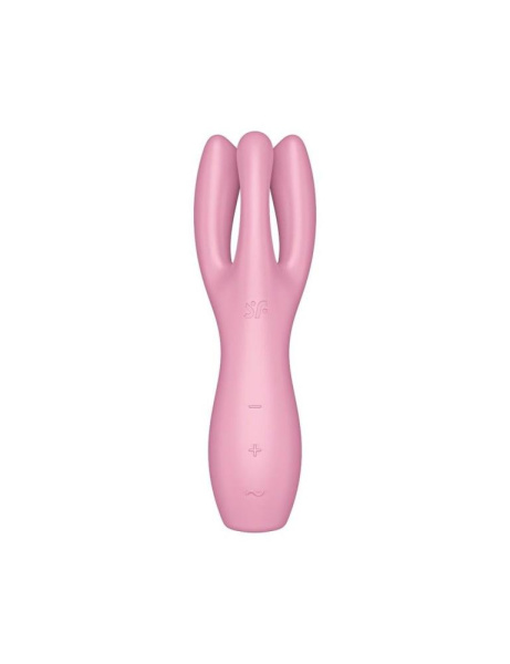 Клиторальный вибратор Satisfyer Threesome 3 Pink с тремя пальчиками