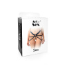 Сексуальные трусики с гальваническим жемчугом Art of Sex - SEA, размер XS-2XL, Серебристый/Белый || 