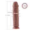 Силиконовый фаллоимитатор для секс-машин Hismith 11″ Silicone Dildo, система KlicLok || 