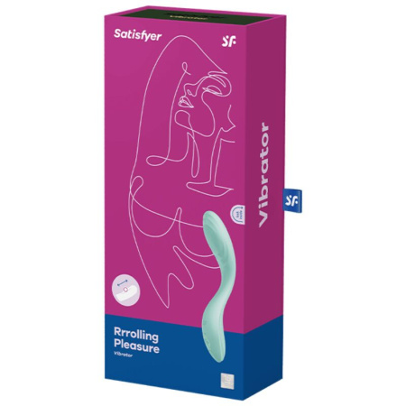 Вибратор с жемчужной стимуляцией точки G Satisfyer Rrrolling Pleasure Mint || 