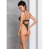 Эротическое боди с рисунком LOVELIA BODY black S/M - Passion || 