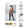 Колготки с открытым доступом, двойная плотность TIOPEN 012 black 5 (20/40 den) — Passion || 