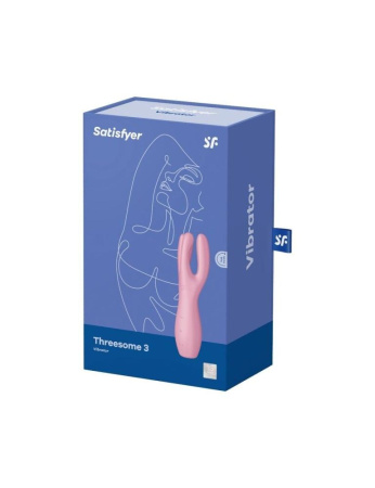 Клиторальный вибратор Satisfyer Threesome 3 Pink с тремя пальчиками || 