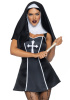 Костюм монашки Leg Avenue Naughty Nun L, платье, головной убор