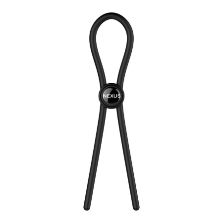 Эрекционное кольцо Nexus FORGE Single Adjustable Lasso - Black