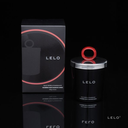 Массажная свеча LELO Massage Candle Black Pepper & Pomegranate, соевый воск, 36 часов горения || 