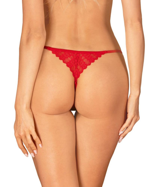 Трусики Obsessive Ingridia crotchless thong XL/2XL