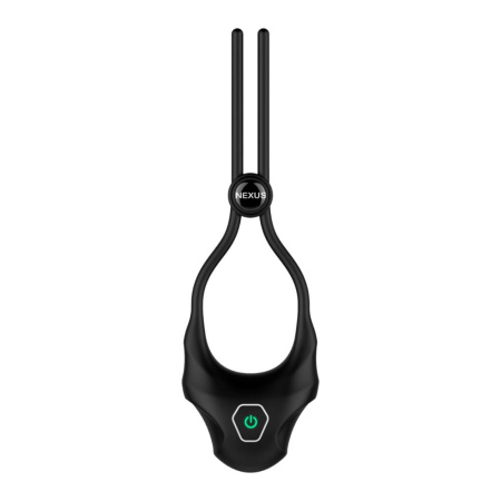 Эрекционное кольцо Nexus FORGE Vibrating Adjustable Lasso - Black