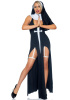Костюм монашки-грешницы Leg Avenue Sultry Sinner L, платье, головной убор, воротник || 