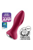 Анальная смарт вибропробка с жемчужным массажем Satisfyer Rotator Plug 2+ Violet || 