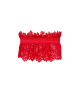 Ажурная подвязка Obsessive Amor Cherris garter, red || 