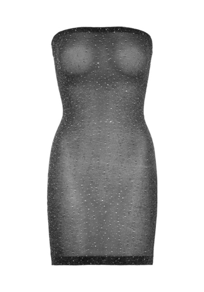 Платье-бандо со стразами Leg Avenue Lurex rhinestone tube dress, с люрексом, one size