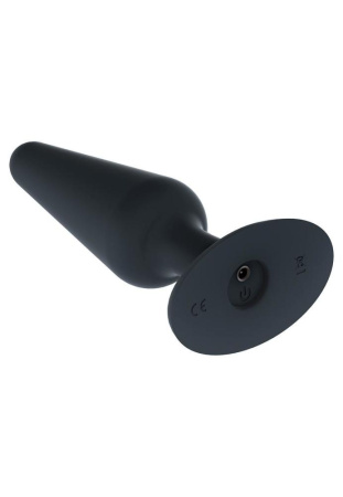 Анальная пробка с вибрацией Dorcel Best Vibe Plug M, макс. диаметр 4,1см, soft-touch силикон || 