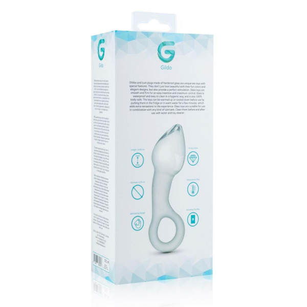 Стеклянный стимулятор простаты Gildo Glass Prostate Plug No. 13