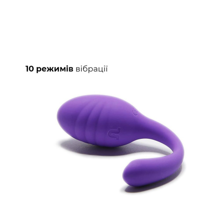 Виброяйцо со стимулятором клитора Adrien Lastic Smart Dream II с пультом LRS, можно под одежду || 