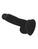 Реалистичный фаллоимитатор Strap-On-Me SOFT REALISTIC DILDO Black - Size L || 