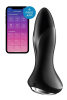 Анальная смарт-вибропробка с жемчужным массажем Satisfyer Rotator Plug 1+ Black