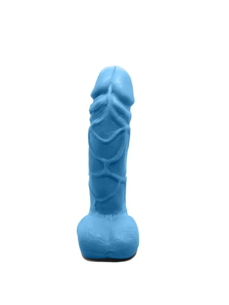 Крафтовое мыло-член с присоской Чистый Кайф Blue size M, натуральное