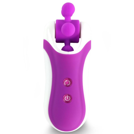 Стимулятор с имитацией оральных ласк FeelzToys - Clitella Oral Clitoral Stimulator Purple || 