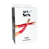 Виниловые миттинки Art of Sex - Lora длинные, размер M, цвет черный || 