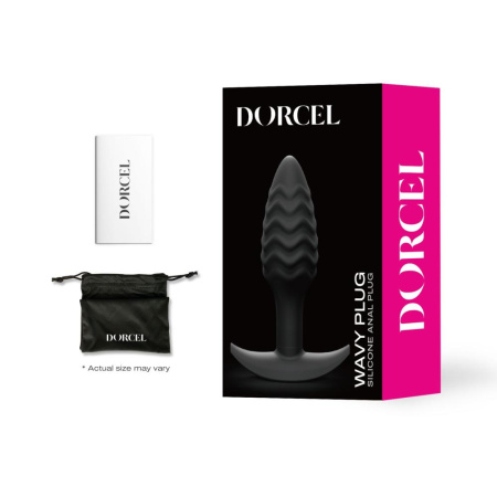 Анальная пробка Dorcel WAVY PLUG, диаметр 3 см, силикон || 