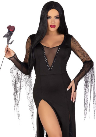 Эротический костюм Мортиши Аддамс Leg Avenue Sexy Spooky Morticia M