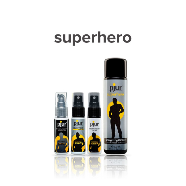 Пролонгирующий спрей pjur Superhero Spray 20 мл, впитывается в кожу, натуральные компоненты