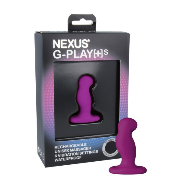 Вибромассажер простаты Nexus G-Play Plus S Purple, макс диаметр 2,3см, перезаряжаемый