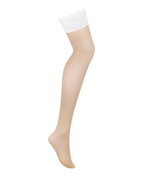 Чулки Obsessive Heavenlly stockings XL/2XL, широкая резинка