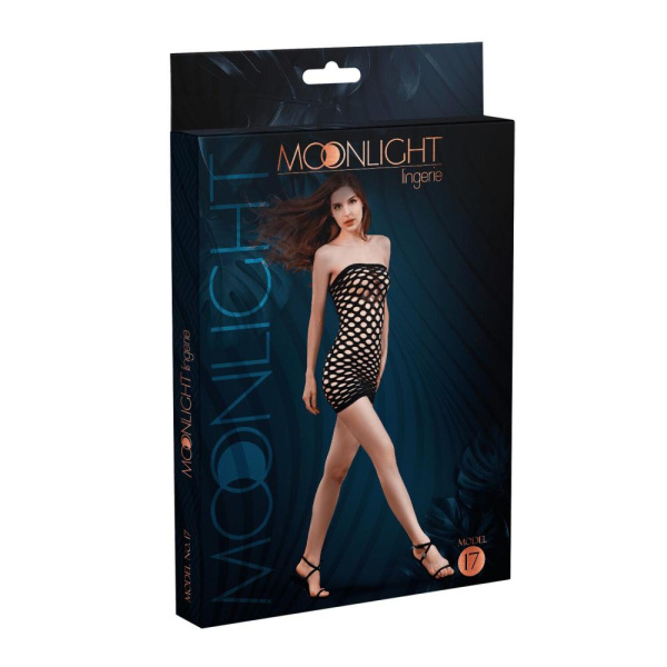 Сетчатое платье Moonlight Model 17 XS-L Black
