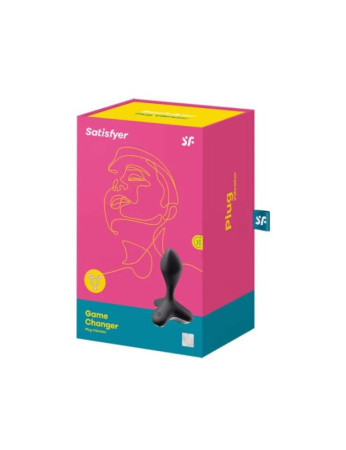 Анальная пробка с вибрацией Satisfyer Game Changer Black || 